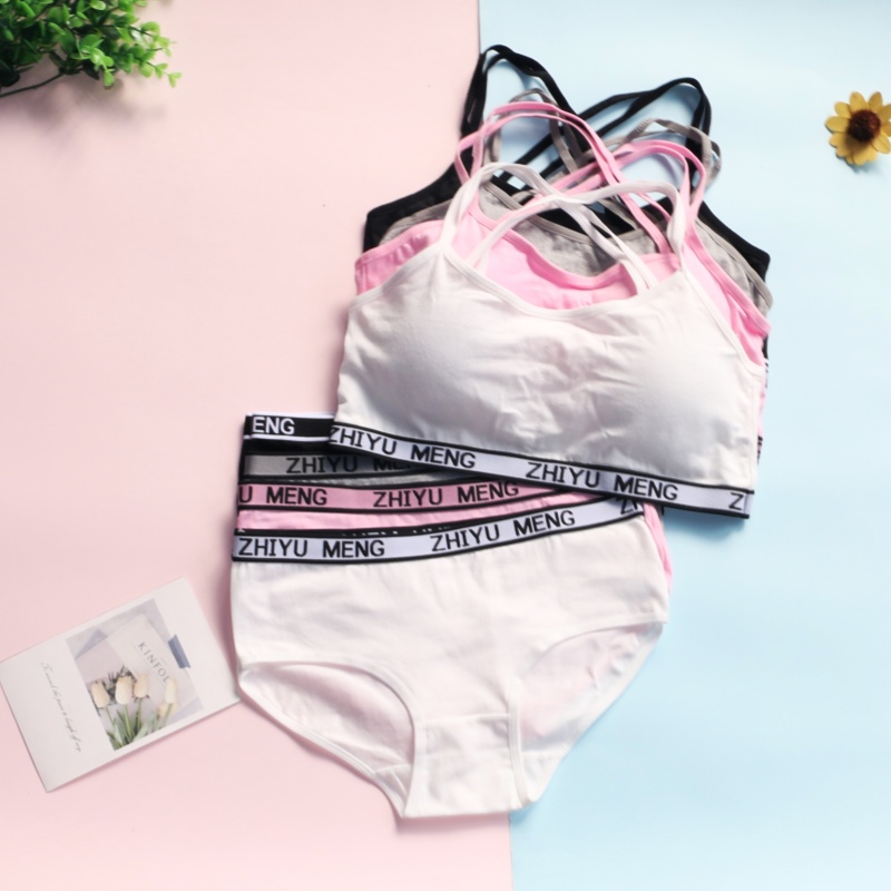 Summer Clothing For Teen Girls - Teens Girls Cotton Training Bra Summer