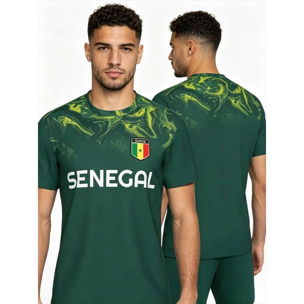 Summer Clothing - 2026 New Summer Senegal Flag Graphic