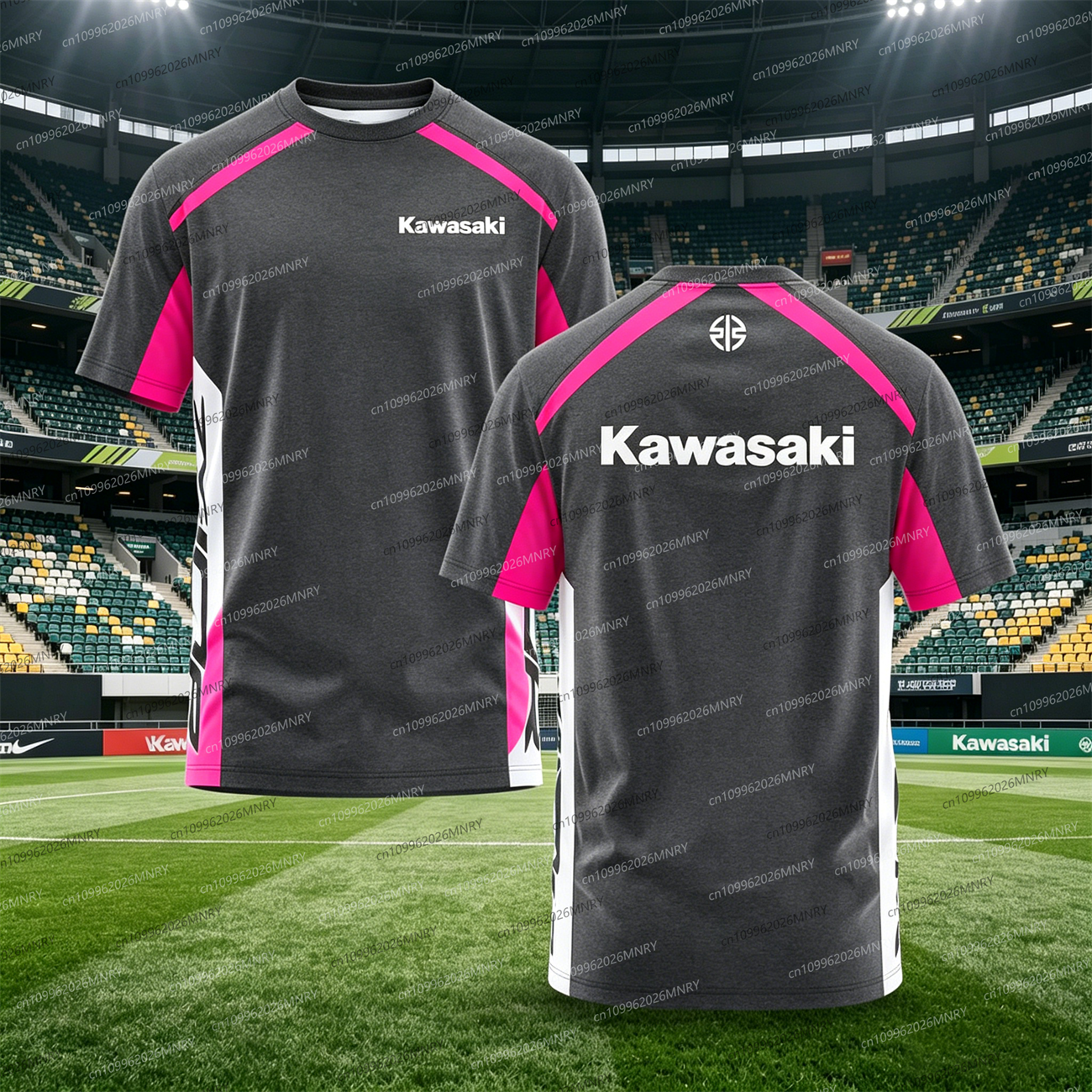 Summer Clothing Motorcycle - Kawasaki Motorcycle Racer Riding T-Shirt Men