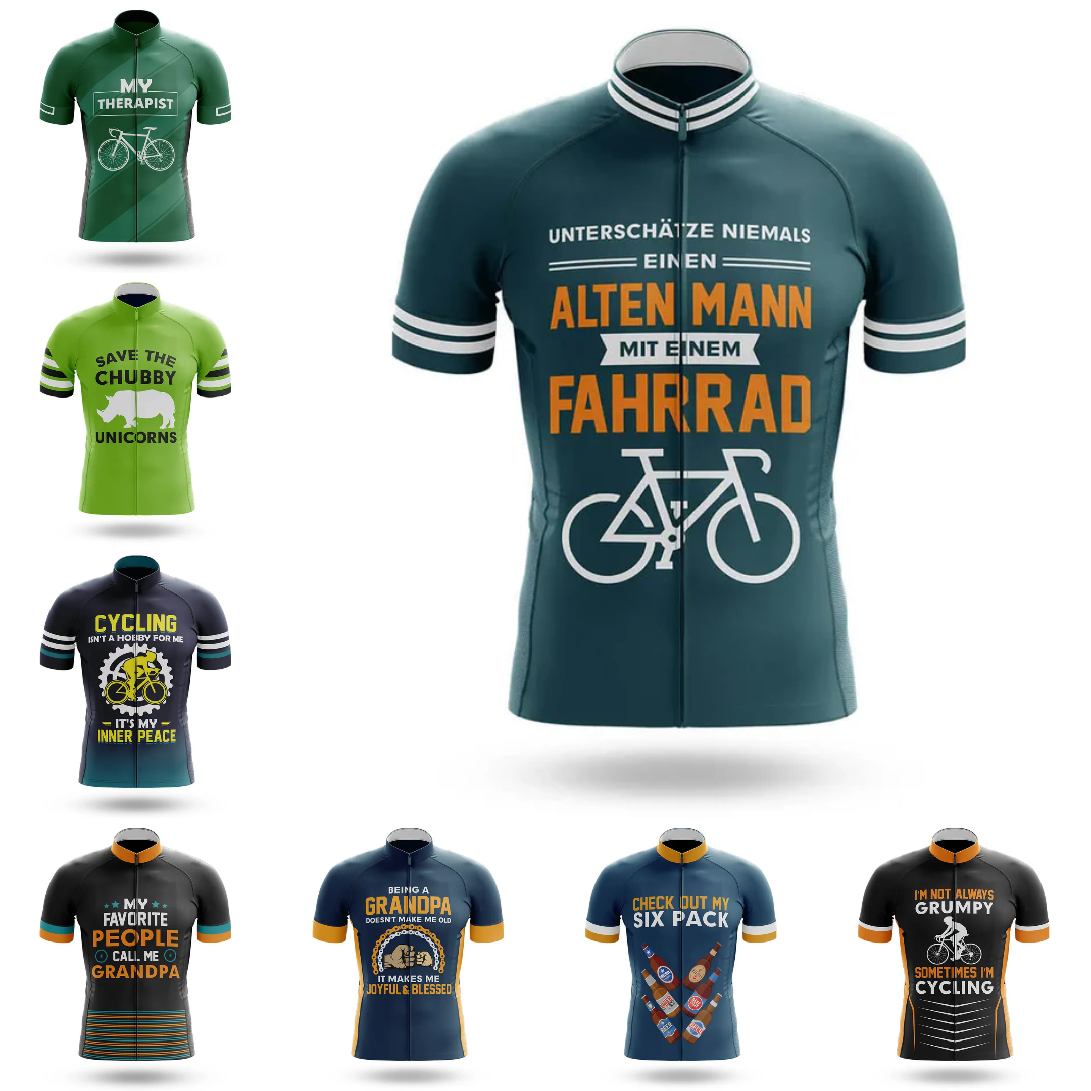 Summer Jumper Clothing - My Therapist Cycling Jersey Clothes Mtb