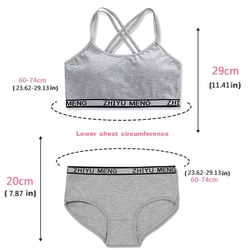Teens Girls Cotton Training Br - Summer Clothing For Teen Girls ulasan dan harga