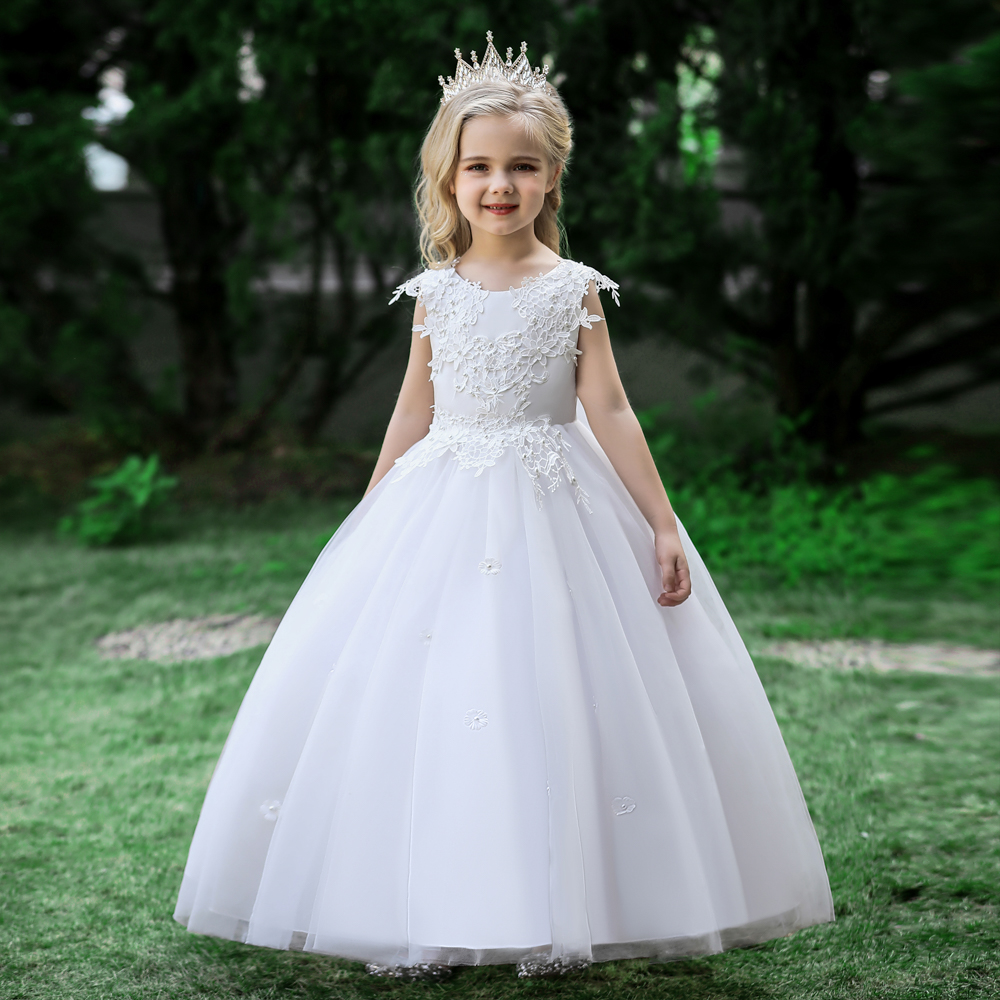Formal Tulle Flower Bridesmaid - Summer Clothing For Teen Girls ulasan dan harga