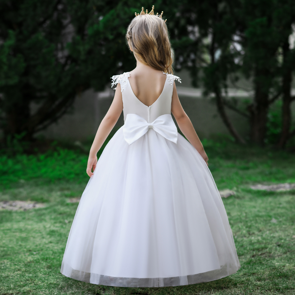 Formal Tulle Flower Bridesmaid - Summer Clothing For Teen Girls ulasan dan harga