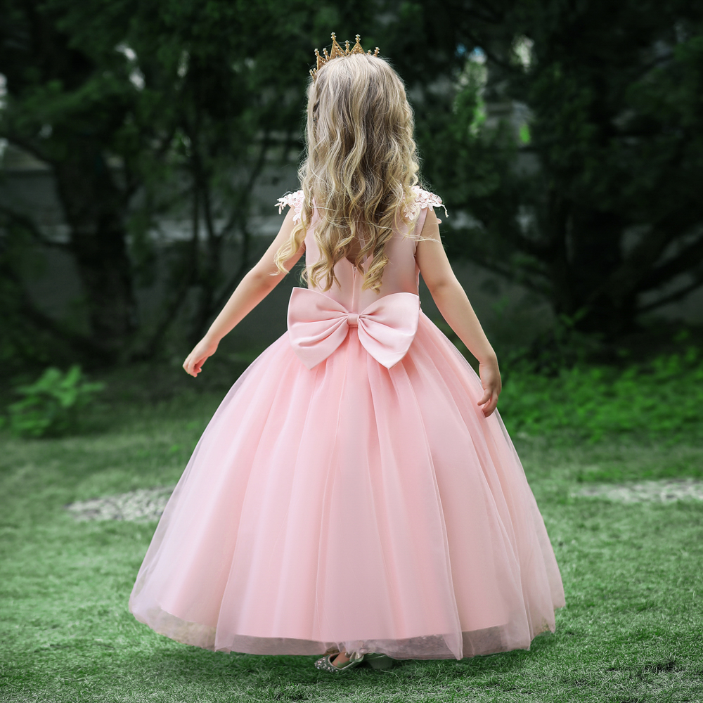 Formal Tulle Flower Bridesmaid - Summer Clothing For Teen Girls ulasan dan harga