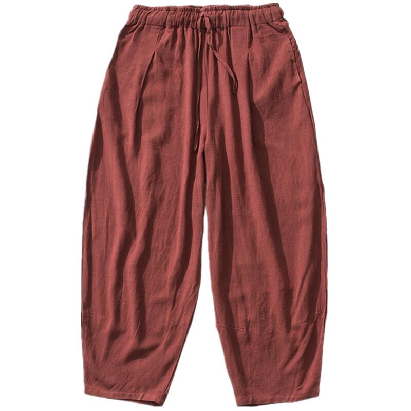 Large Size 6XL 7XL Men's Wide  - Summer Clothing Men Linen ulasan dan harga