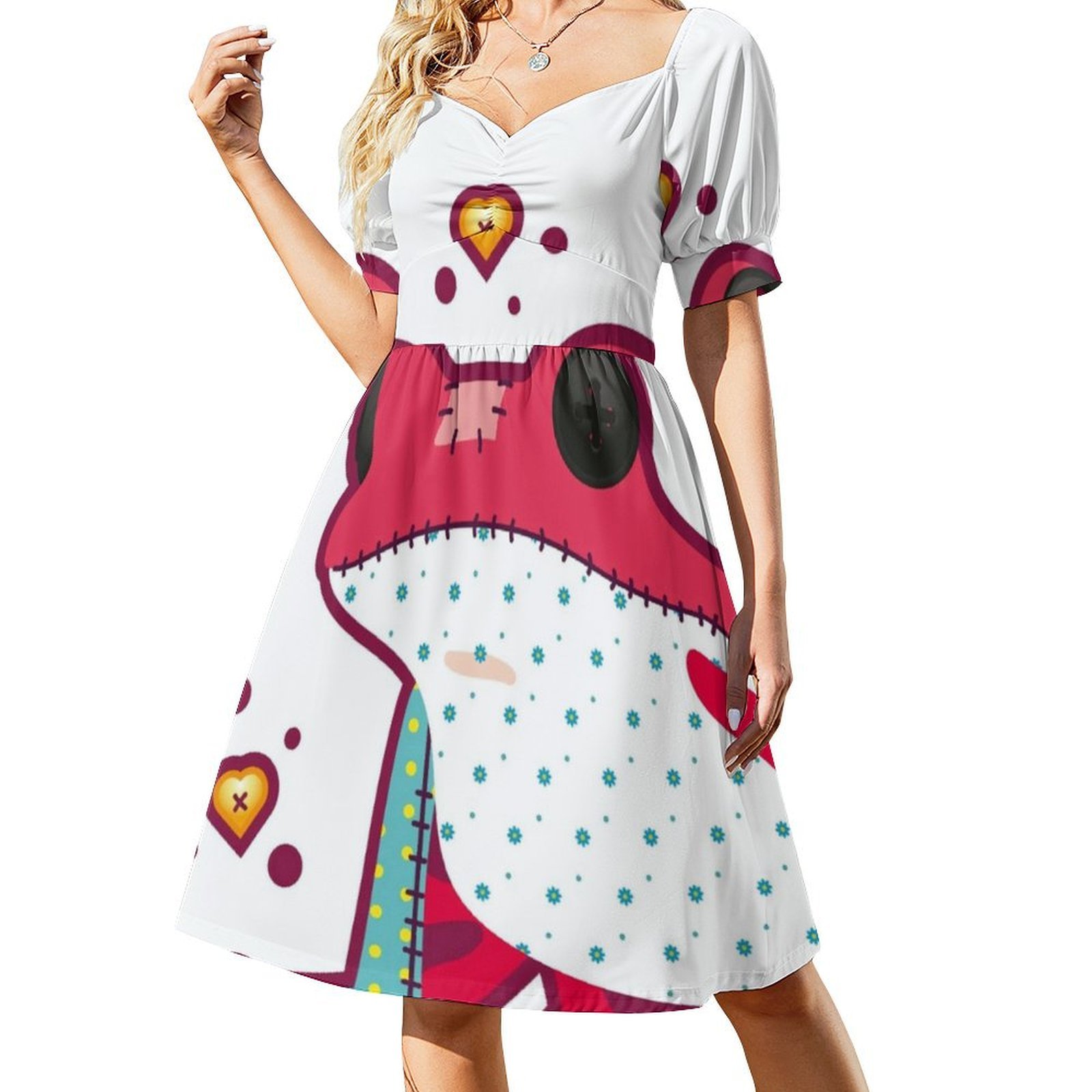 Ragdoll Frog Bohemian Sleevele - Summer Clothing Vacation ulasan dan harga
