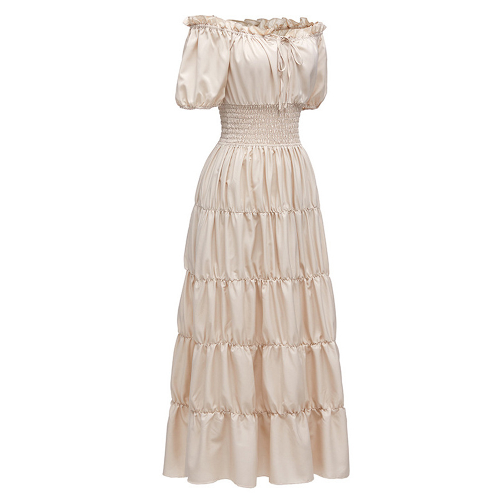 Off The Shoulder Short Sleeve  - Summer Renaissance Clothing ulasan dan harga