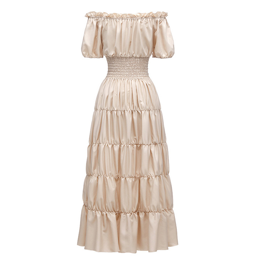 Off The Shoulder Short Sleeve  - Summer Renaissance Clothing ulasan dan harga