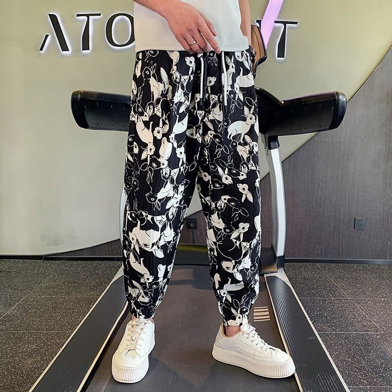 Summer Ice Silk Thin Male Crop - Summer Clothing Cheap ulasan dan harga