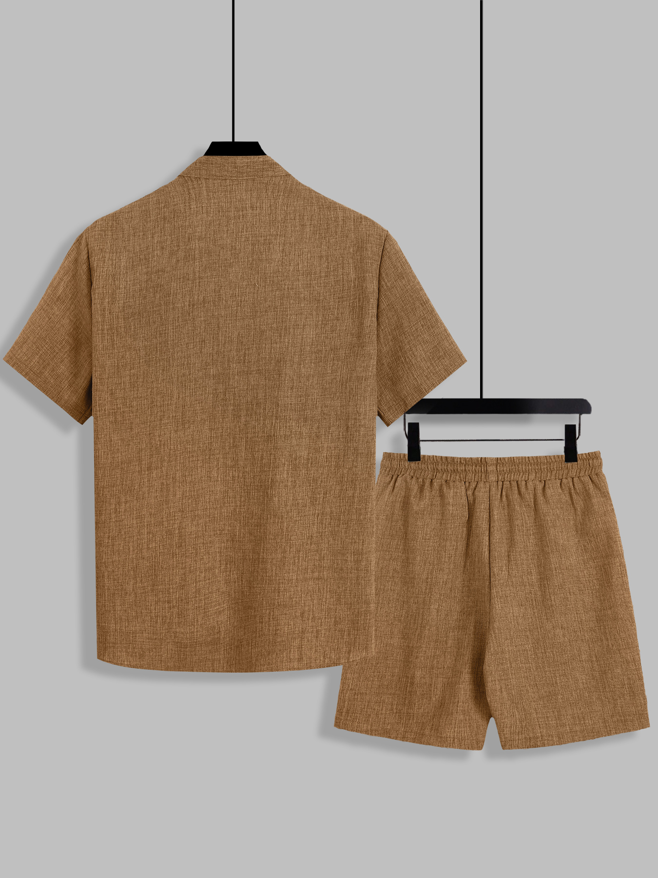 Summer Men's Cotton Linen Text - Linen Shorts Men ulasan dan harga