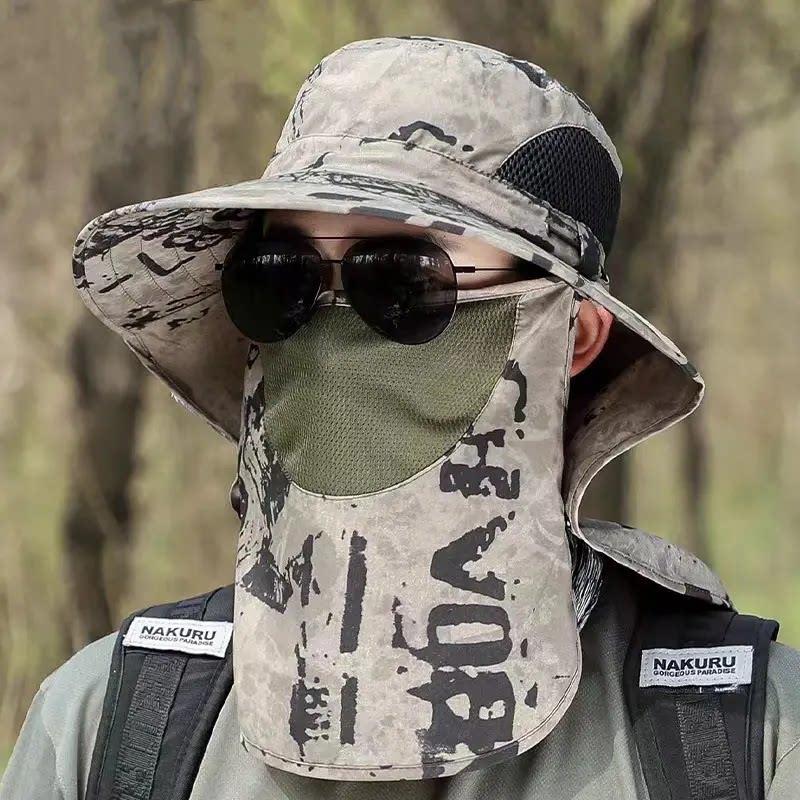 Outdoor Fishing Hat Men's UV P - Summer Uv Clothing ulasan dan harga