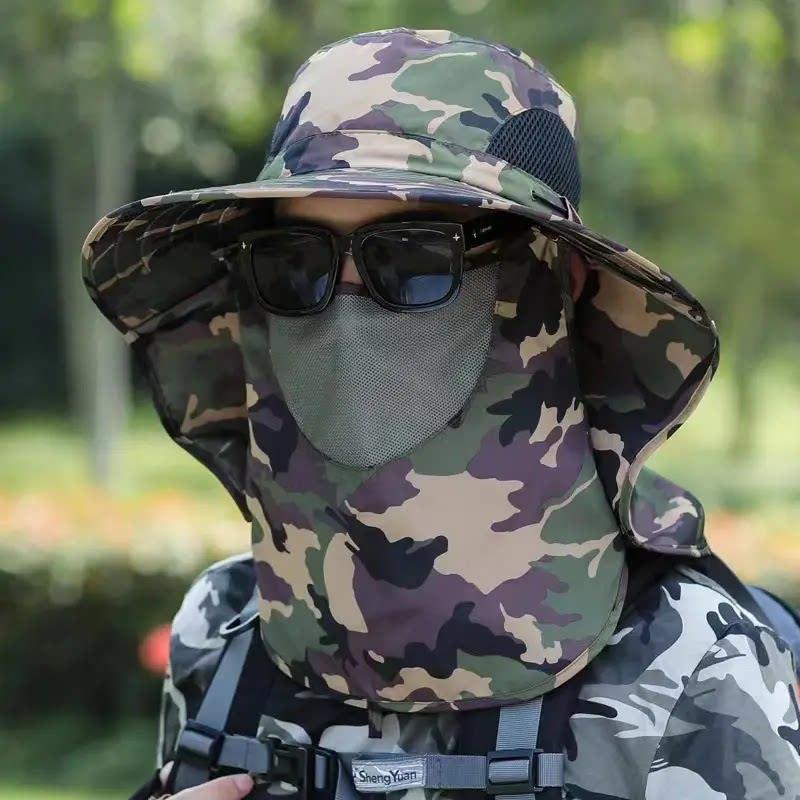 Outdoor Fishing Hat Men's UV P - Summer Uv Clothing ulasan dan harga