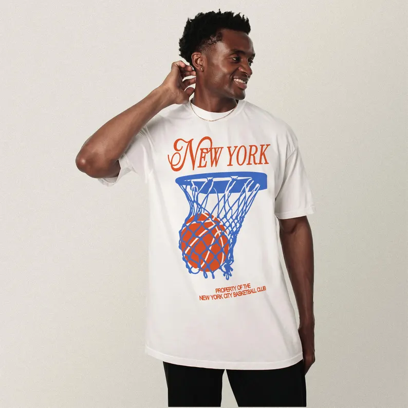 New York Basketball T-shirt Me - Summer Clothing Nyc ulasan dan harga