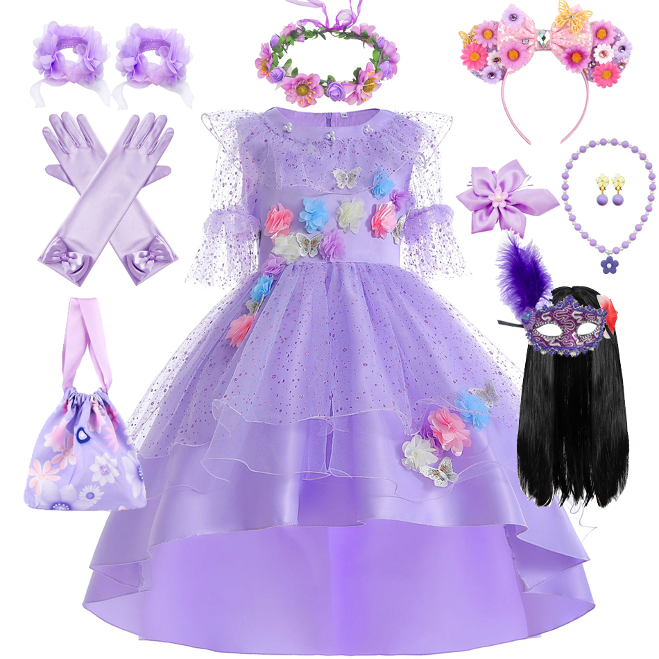 Encanto Cosplay Dress Isabella - Summer Clothing Gifts ulasan dan harga