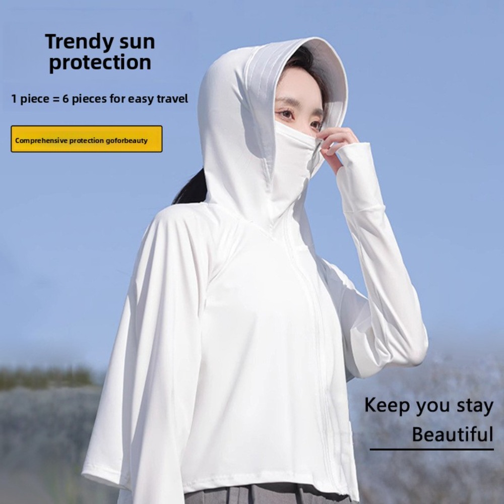 Jiaotong Style Sun Protection  - Summer Uv Clothing ulasan dan harga