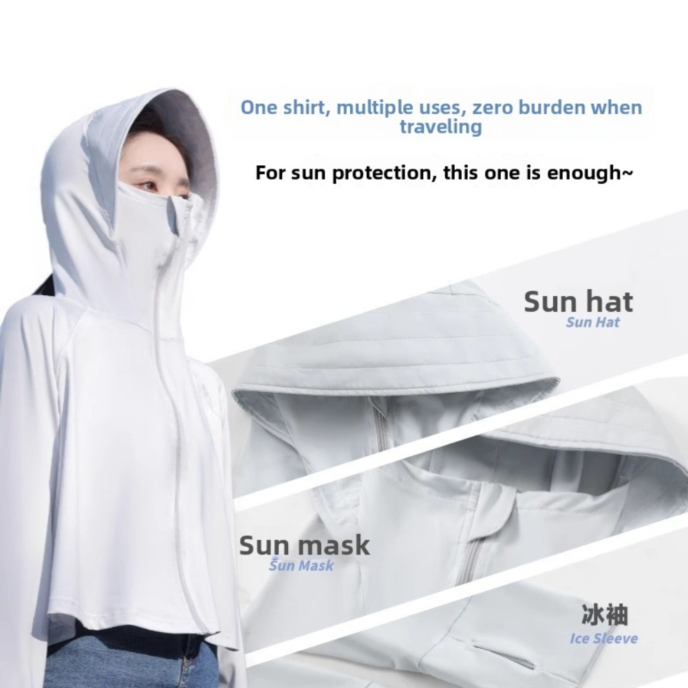 Jiaotong Style Sun Protection  - Summer Uv Clothing ulasan dan harga