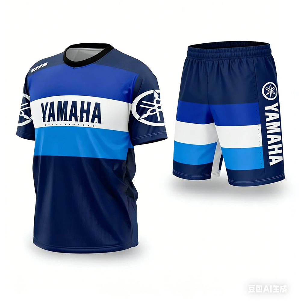 New Summer YAMAHA Men Women Mo - Summer Clothing Motorcycle ulasan dan harga