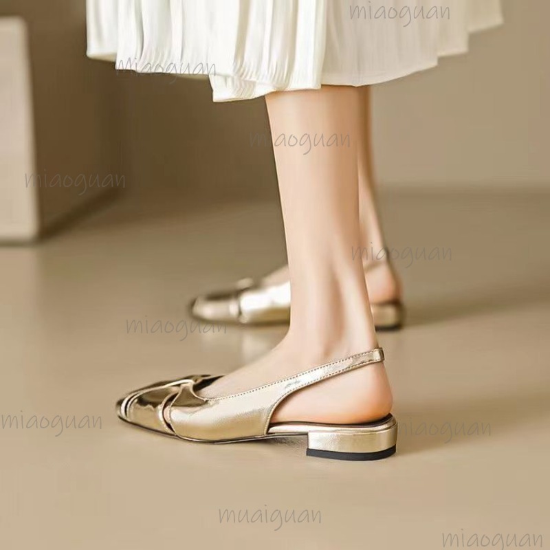 Cover Toe Low Heel Pumps Women - Summer Closet ulasan dan harga