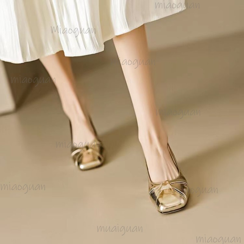 Cover Toe Low Heel Pumps Women - Summer Closet ulasan dan harga