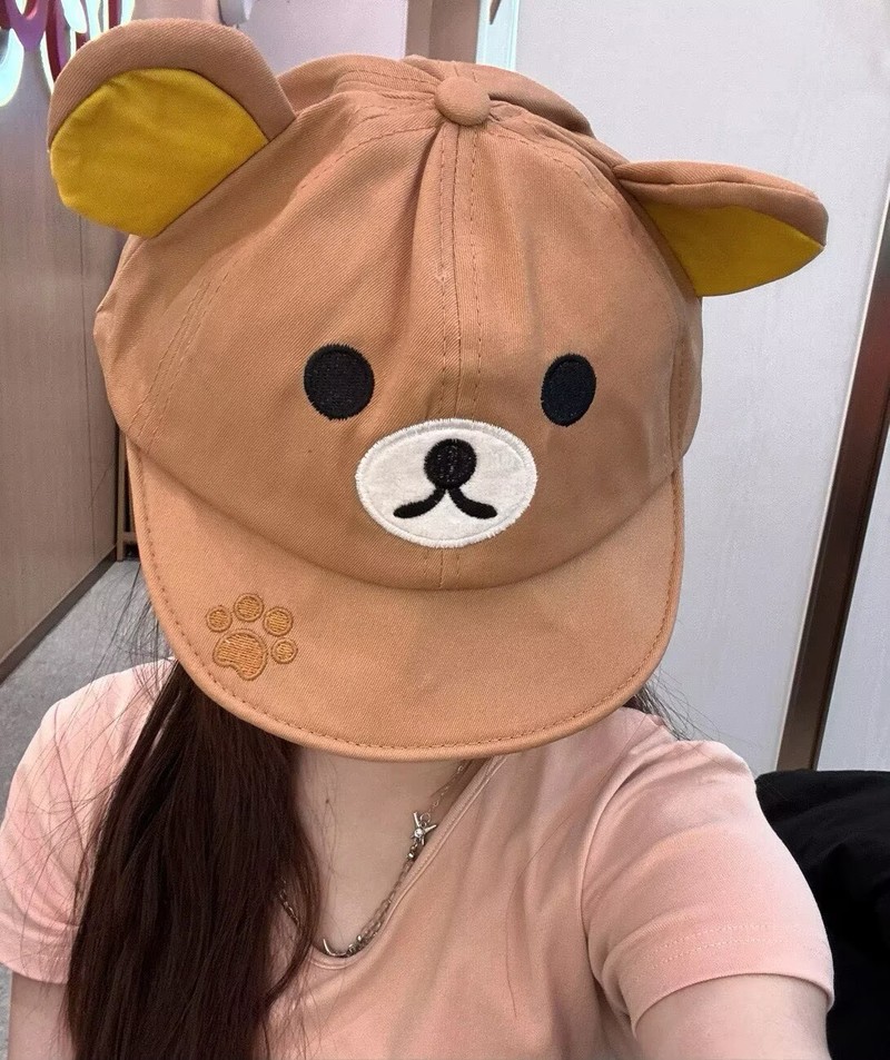 Rilakkuma Bear With Ear Cap Su - Summer Clothing Gifts ulasan dan harga