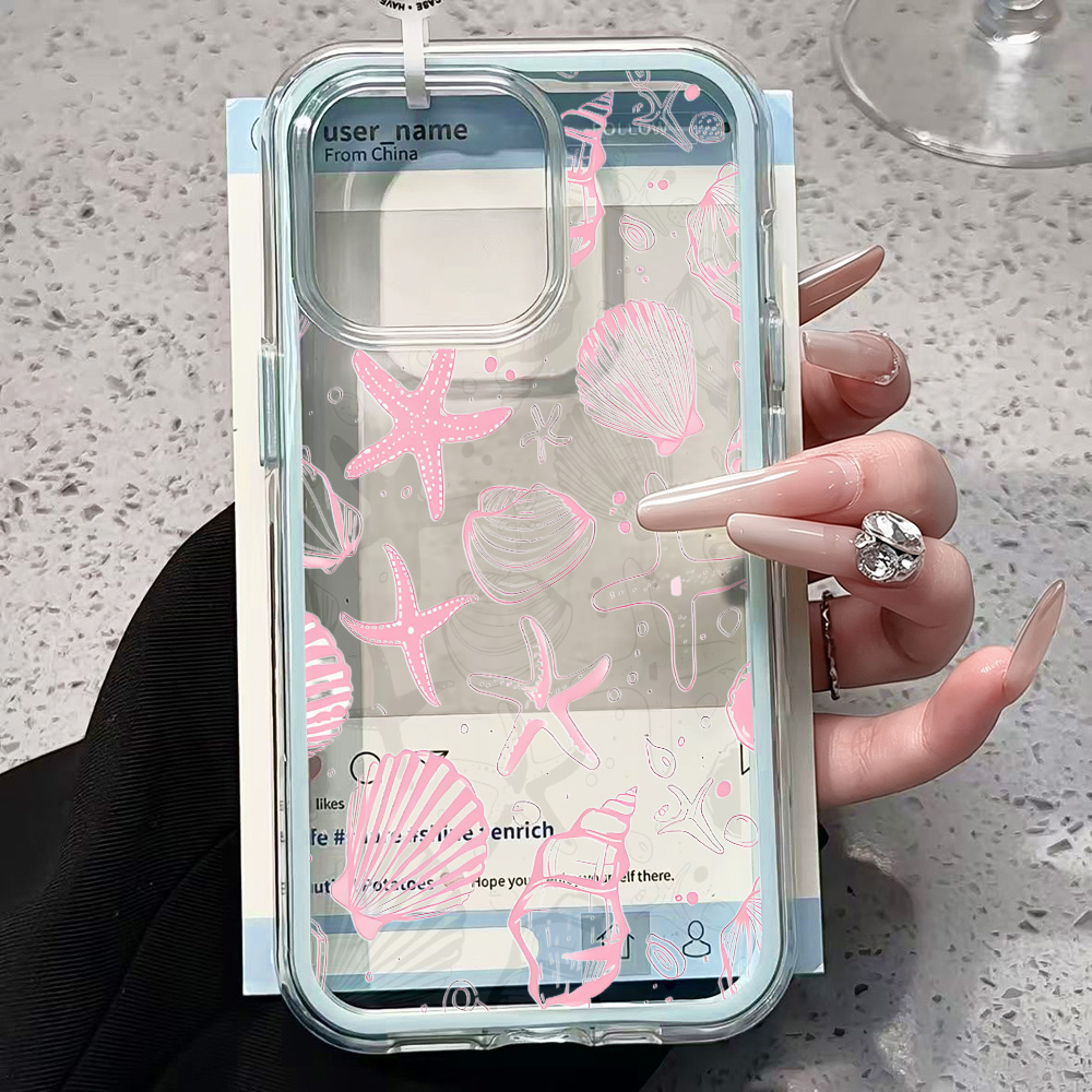 Summer Pink Seashell Clear Pho - Summer Closet ulasan dan harga