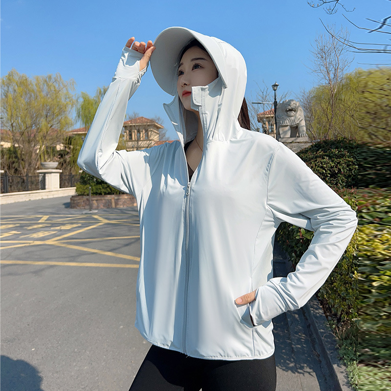 Women Hooded Sun Protection Ja - Summer Uv Clothing ulasan dan harga