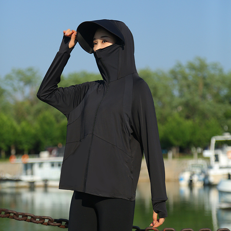 Women Hooded Sun Protection Ja - Summer Uv Clothing ulasan dan harga