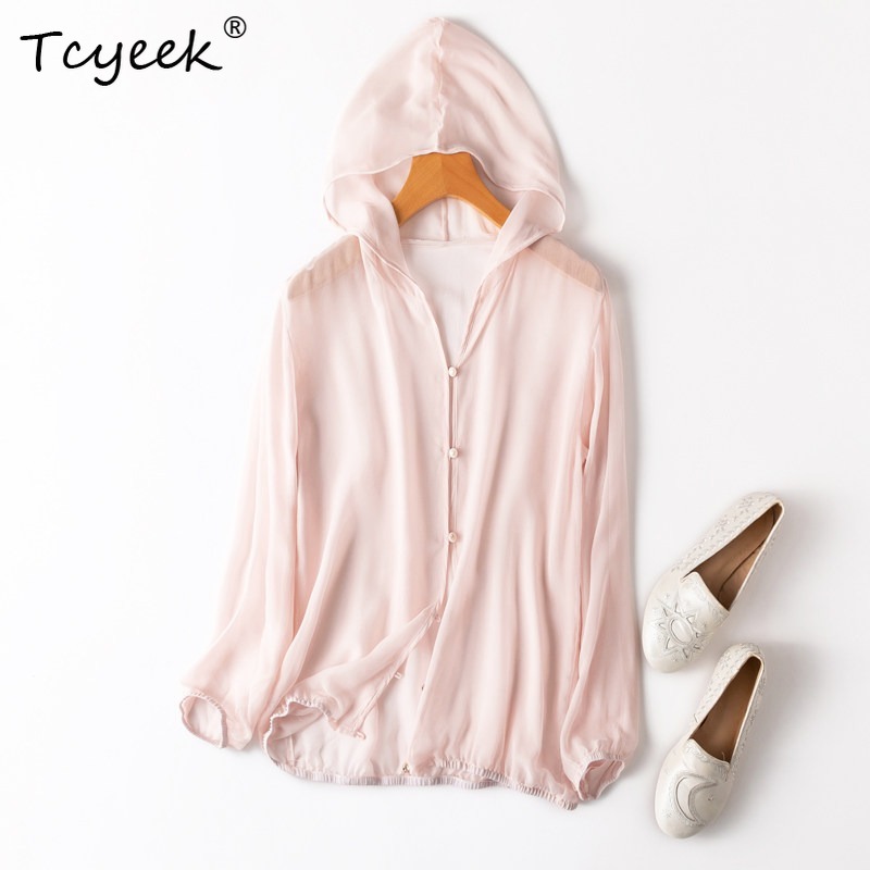 Tcyeek 100% Real Mulberry Silk - Summer Clothing ulasan dan harga
