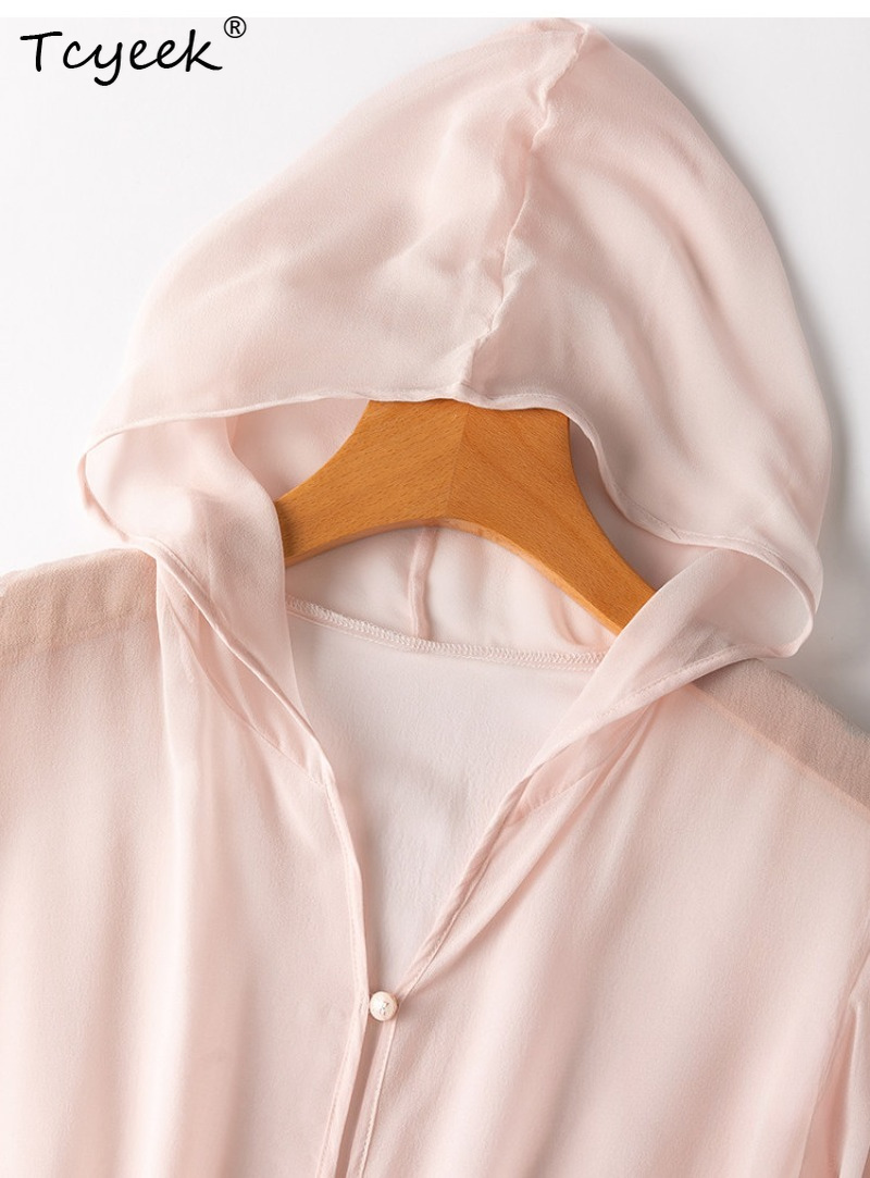 Tcyeek 100% Real Mulberry Silk - Summer Clothing ulasan dan harga