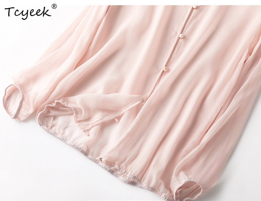 Tcyeek 100% Real Mulberry Silk - Summer Clothing ulasan dan harga