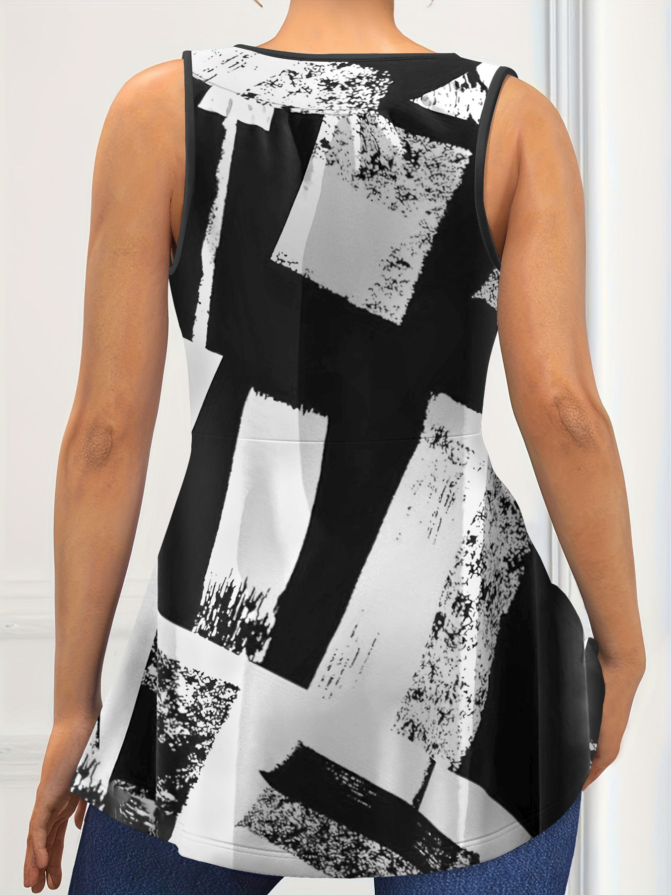 Women's Plus Size Tank Top Col - Halter Neck Top ulasan dan harga