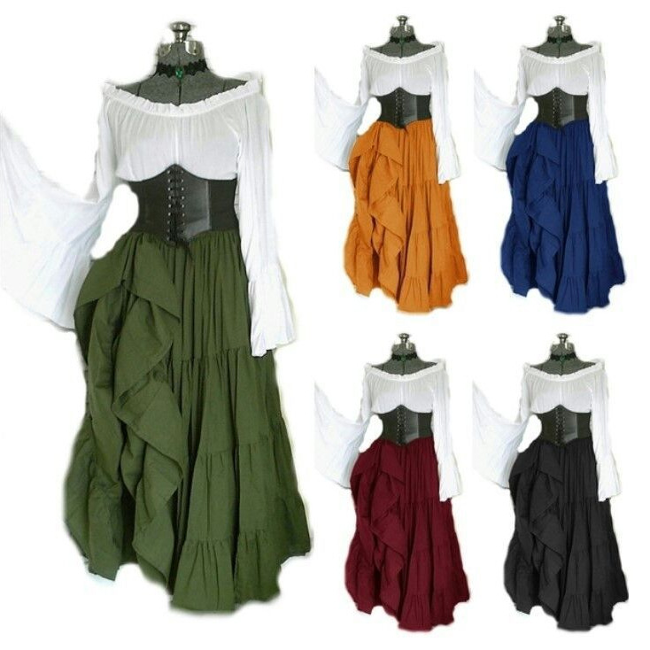 2025 New Party Long-sleeved Dr - Summer Renaissance Clothing ulasan dan harga
