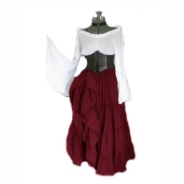 2025 New Party Long-sleeved Dr - Summer Renaissance Clothing ulasan dan harga