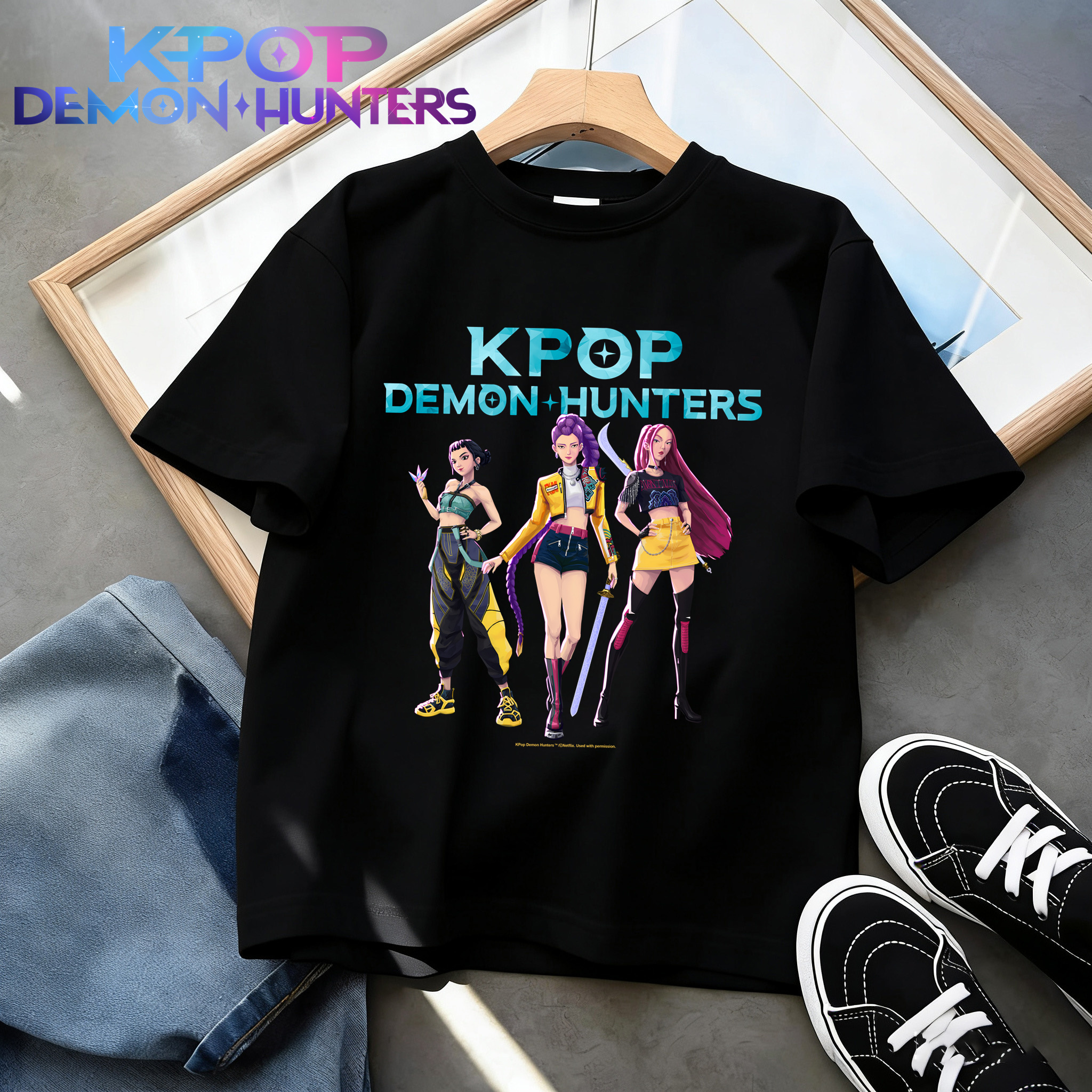  KPop Demon Hunters Kids T-Shi - Summer Clothing Kids Sale ulasan dan harga