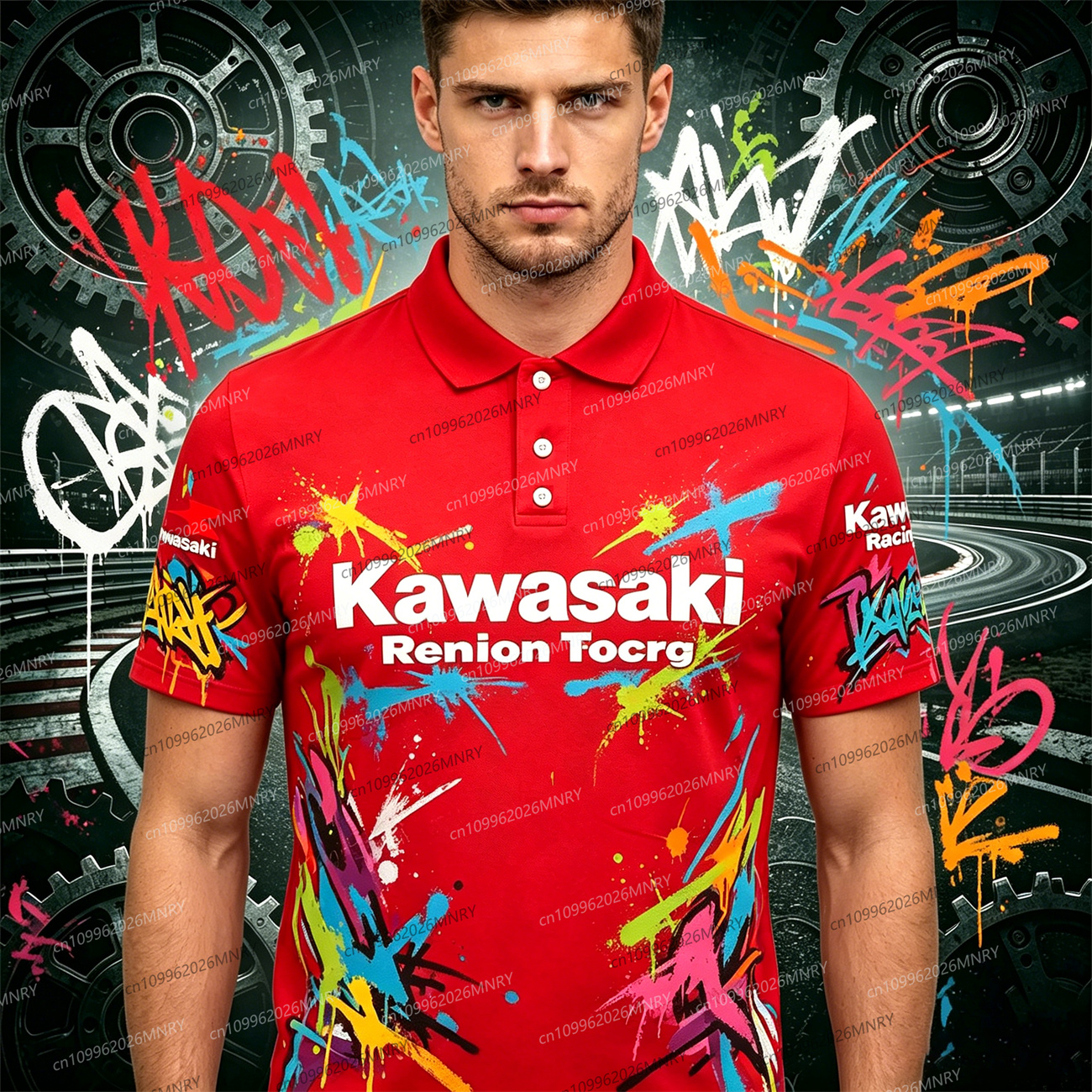 Summer polo t-shirt men Motorc - Summer Clothing Motorcycle ulasan dan harga