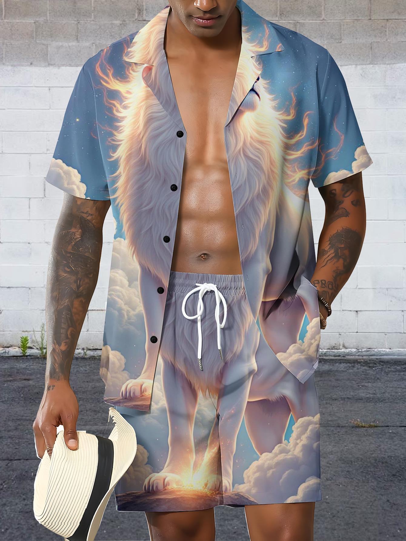 Men's Shirt Sets 2026 Spring/S - Summer Knit Clothing ulasan dan harga