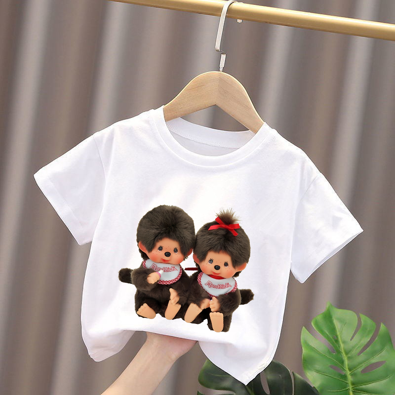 Monchhichi Kids T-shirts Anime - Summer Clothing Gifts ulasan dan harga