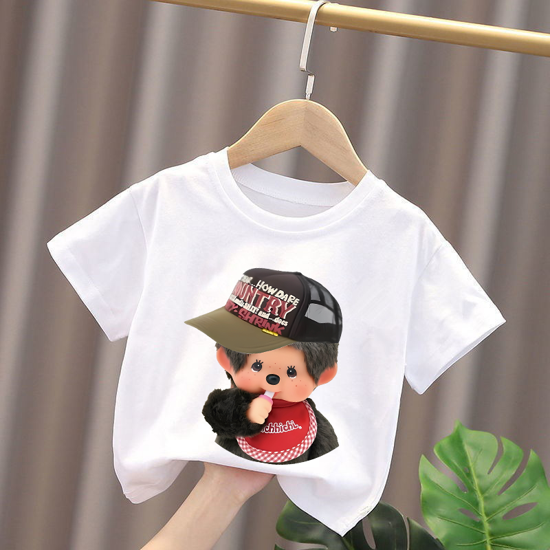 Monchhichi Kids T-shirts Anime - Summer Clothing Gifts ulasan dan harga