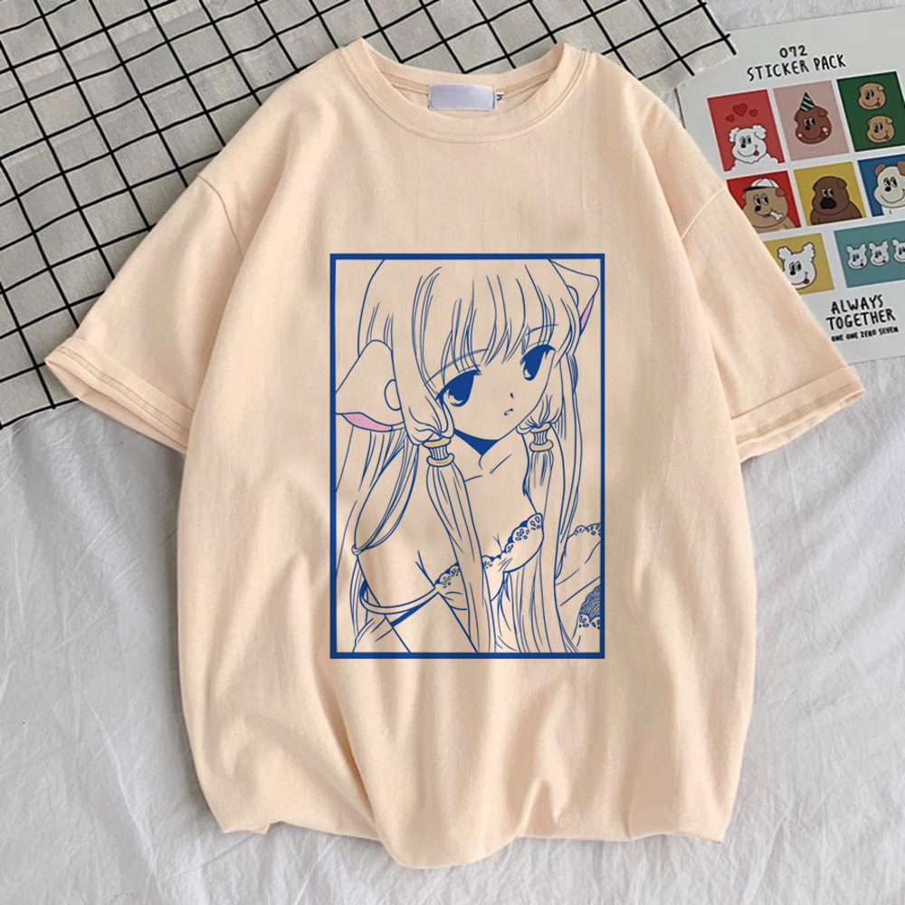 Chobits tshirt girl University - Summer Grunge Clothing ulasan dan harga