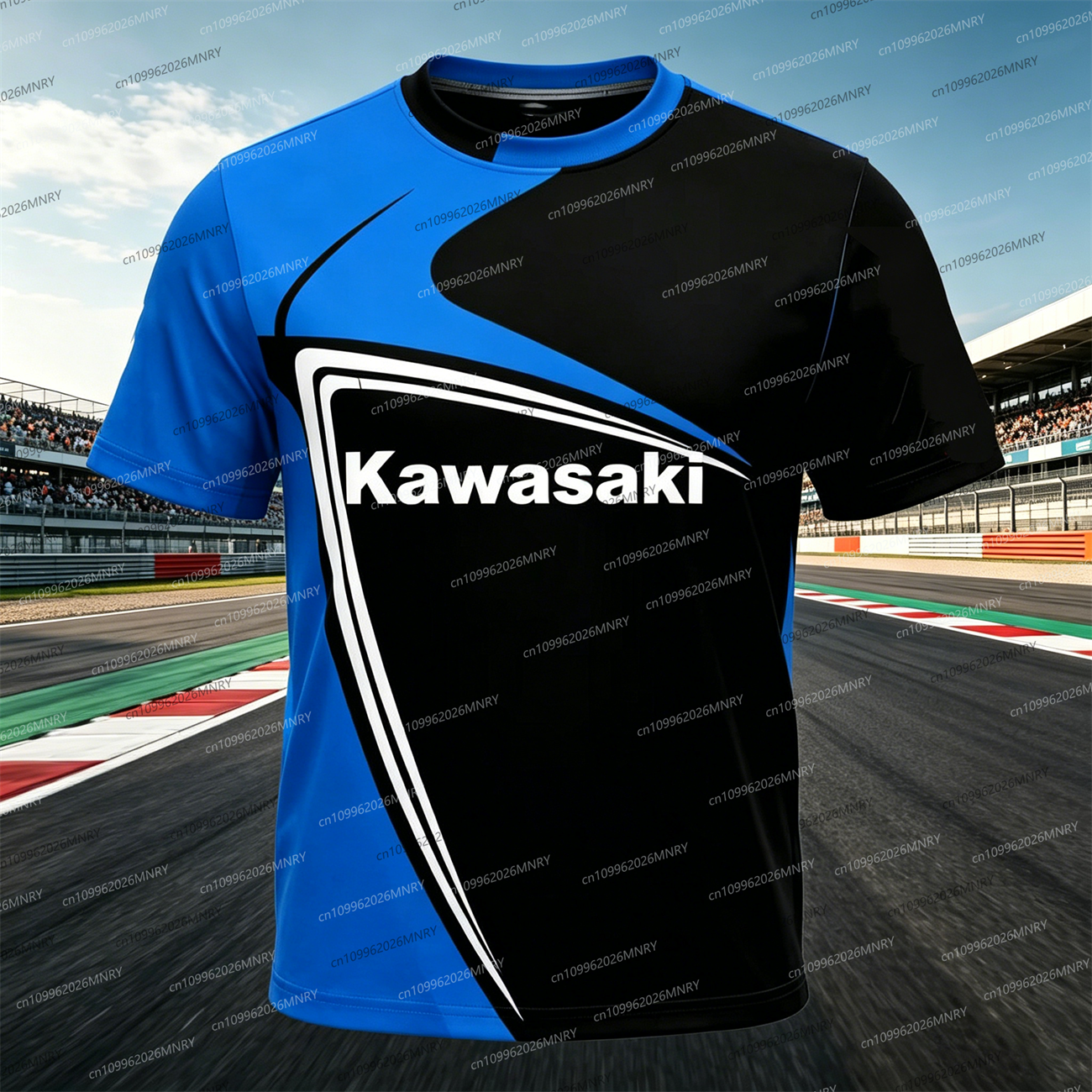 Men t-shirt top Kawasaki Motor - Summer Clothing Motorcycle ulasan dan harga