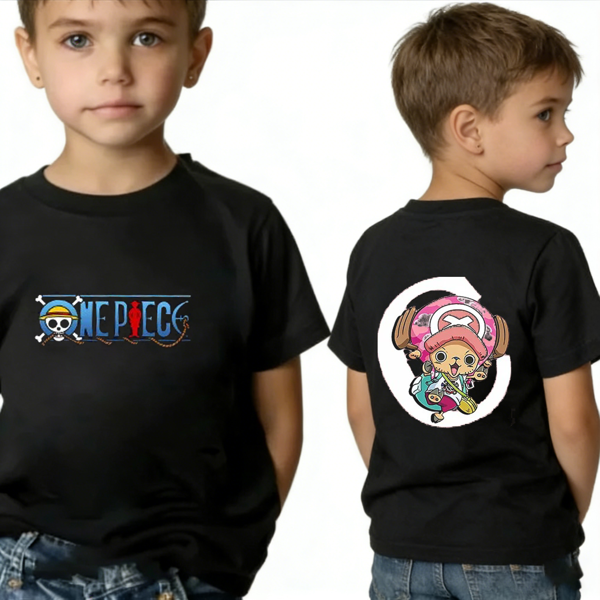 One Piece Boy's Girl's T Shirt - Summer Clothing Gifts ulasan dan harga