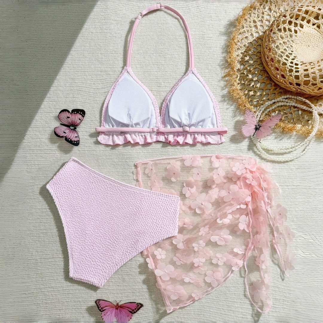 Tween And Teen Girl 3pcs Bikin - Summer Clothing For Teen Girls ulasan dan harga