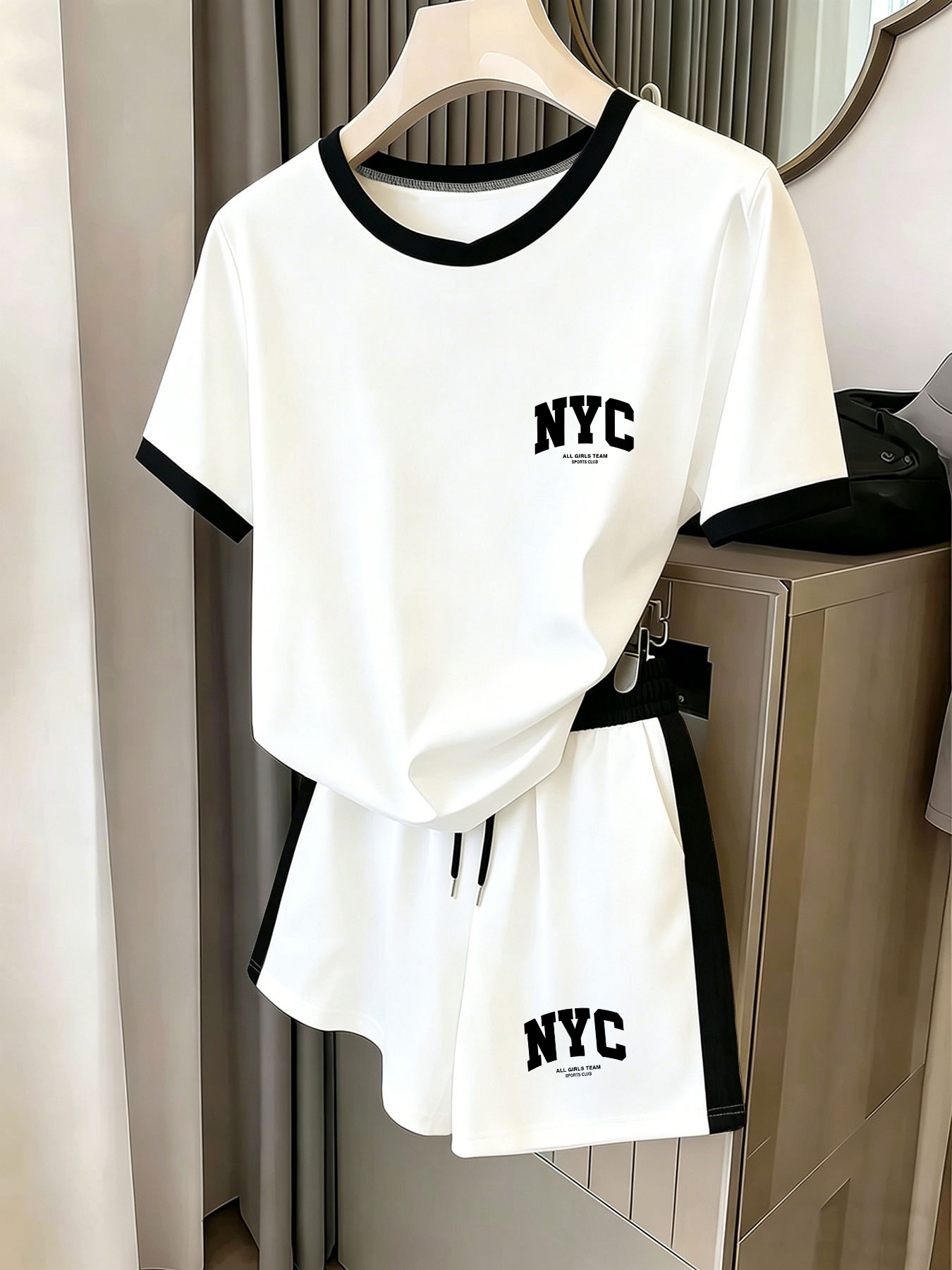 American College Style Two-Pie - Summer Clothing Nyc ulasan dan harga