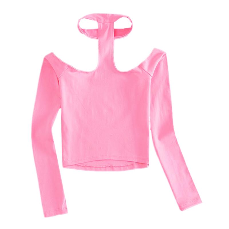Korea style sexy slash neck bl - Halter Neck Top ulasan dan harga