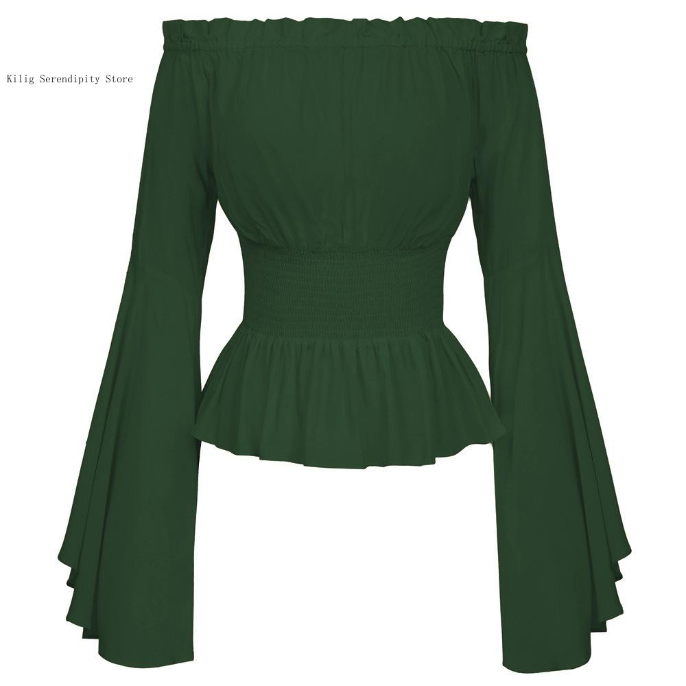 Middle Ages Tops and Long Slee - Summer Renaissance Clothing ulasan dan harga
