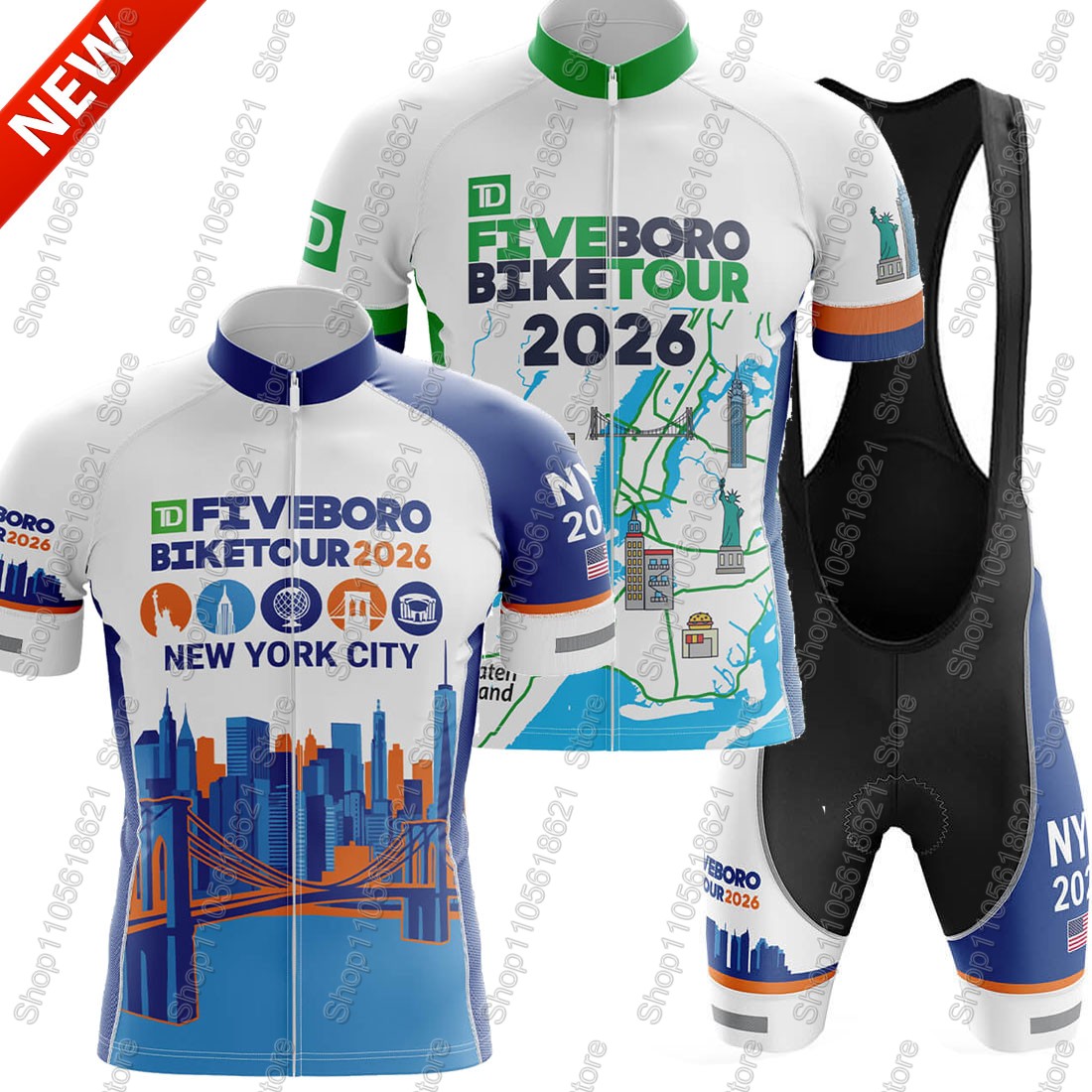 NYC-Cycling-Tour 2026 Team Jer - Summer Clothing Nyc ulasan dan harga