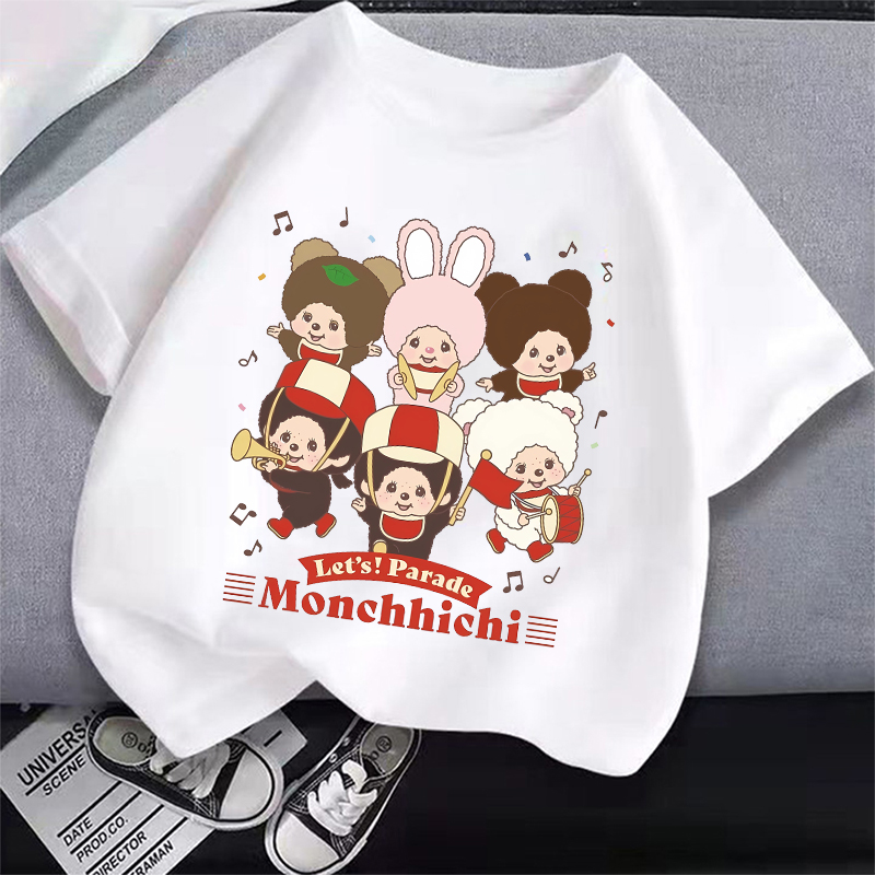 MONCHHICHI Short Sleeve T Shir - Summer Clothing Gifts ulasan dan harga