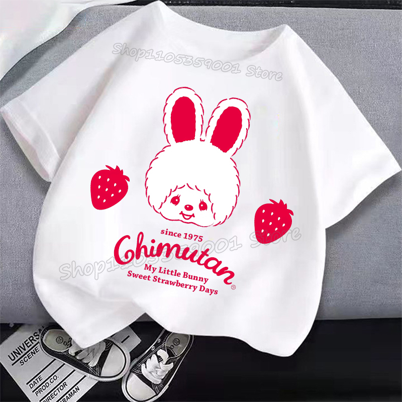 MONCHHICHI Short Sleeve T Shir - Summer Clothing Gifts ulasan dan harga