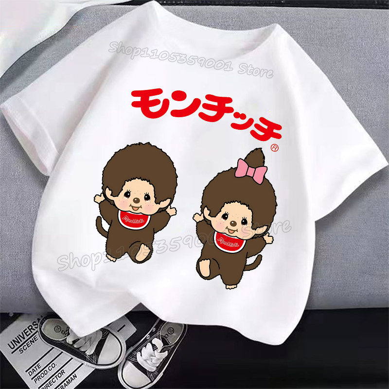 MONCHHICHI Short Sleeve T Shir - Summer Clothing Gifts ulasan dan harga