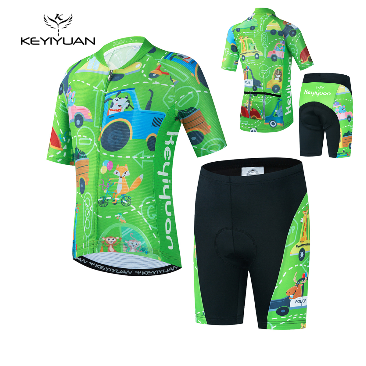 2025 Kids Cycling Jersey Set W - Summer Clothing Kids Sale ulasan dan harga